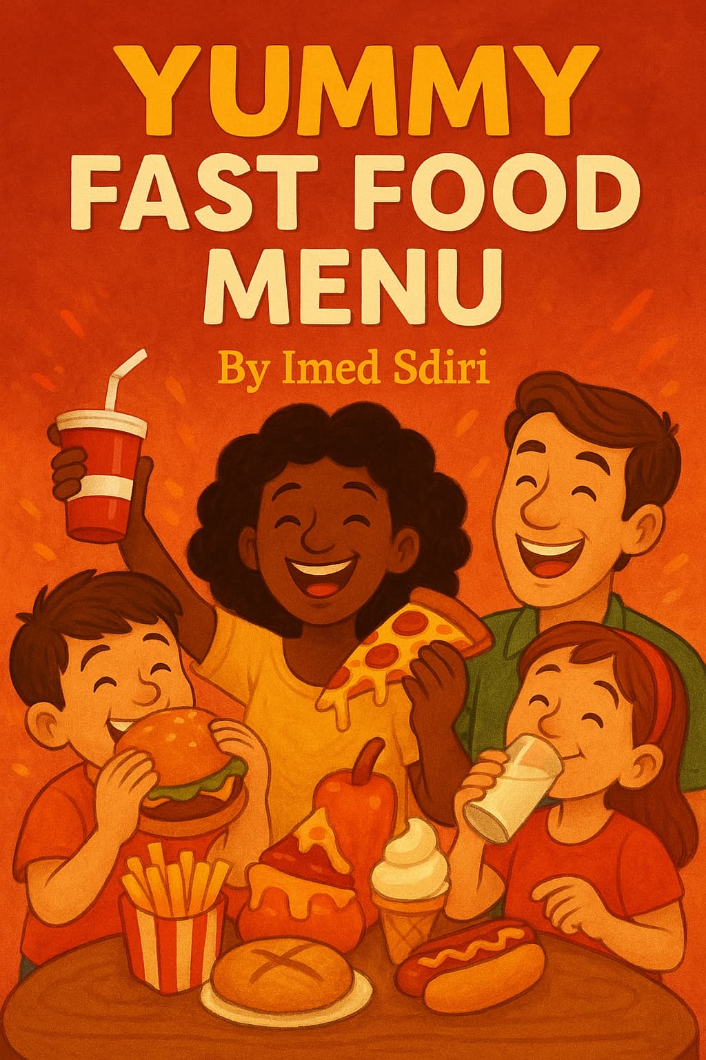 Yummy Fast Food Menu Cover