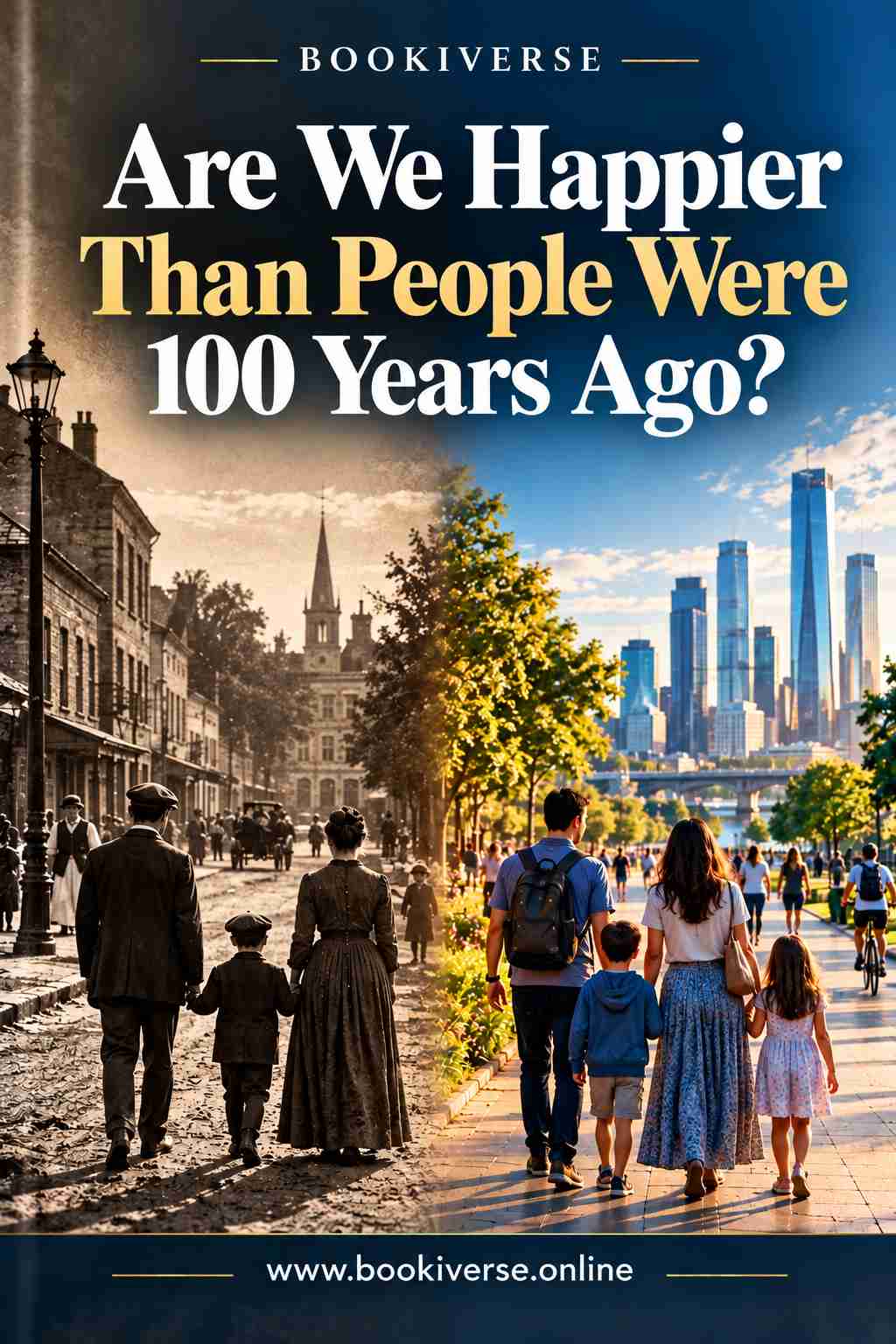 Are We Happier Than People Were 100 Years Ago? Cover